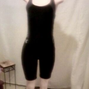 Elegant Black Women's One-Piece Swimsuit